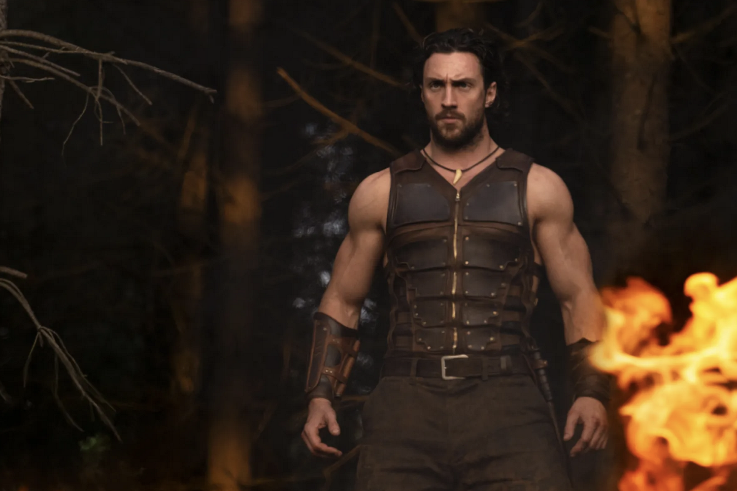 Aaron Taylor-Johnson in 'Kraven the Hunter' | Photo courtesy Jay Maidment